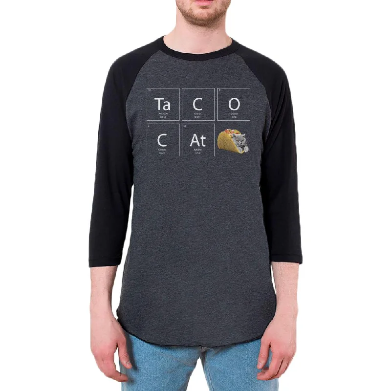 Taco Cat Periodic Table Mens Raglan T ShirtThermal T-Shirts