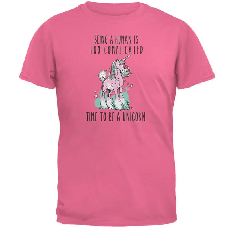 Time To Be A Unicorn Mens T ShirtOrganic Cotton T-Shirts