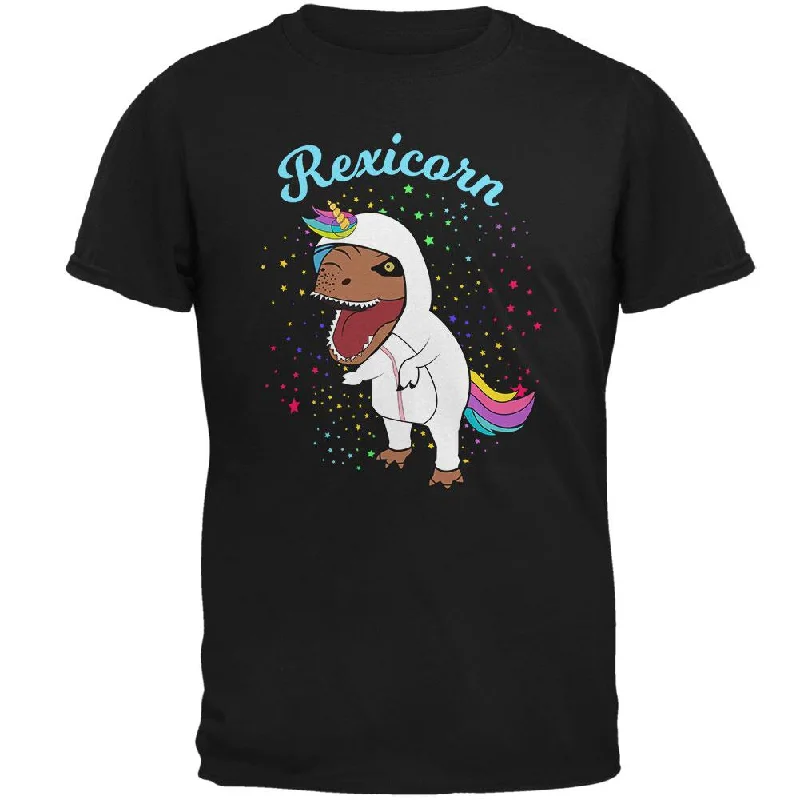 T-Rex Dinosaur in Unicorn Costume Rexicorn Mens T ShirtMinimalist T-Shirts