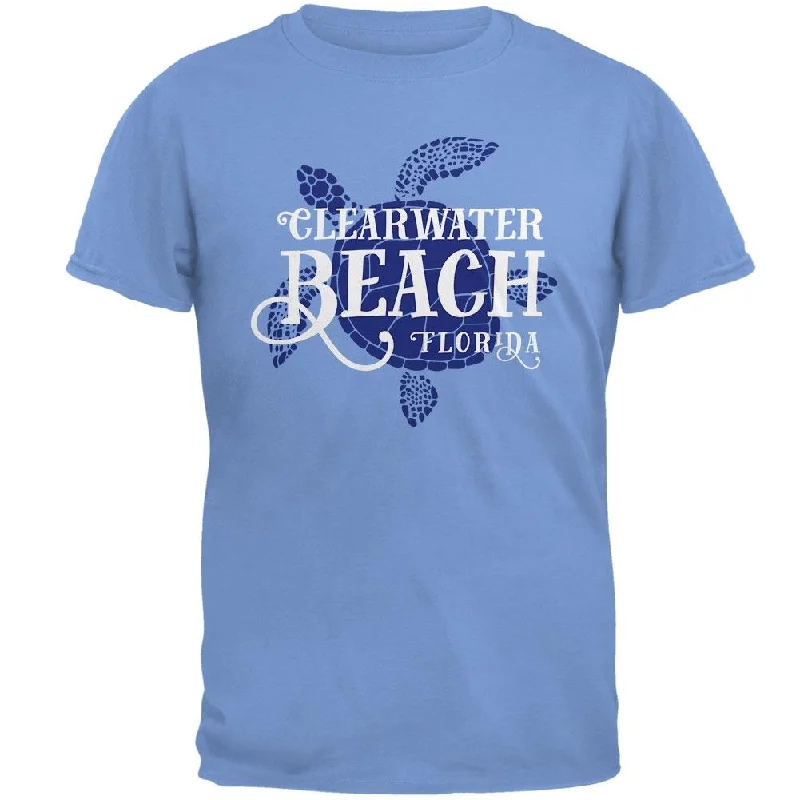 Summer Sun Sea Turtle Clearwater Beach Mens T ShirtZippered T-Shirts