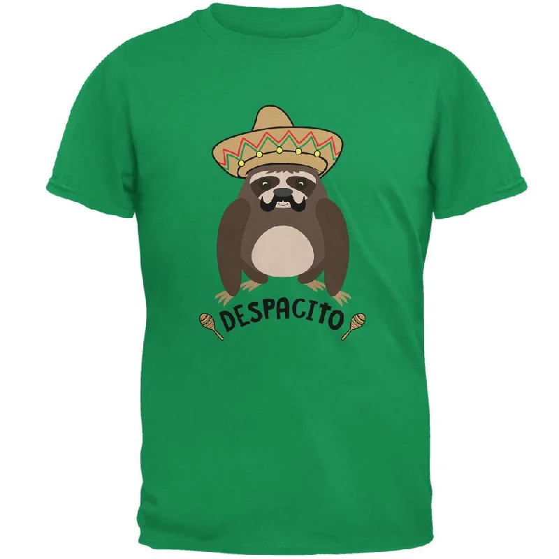 Despacito Means Slowly Funny Sloth Pun Mens T ShirtRecycled Fabric T-Shirts