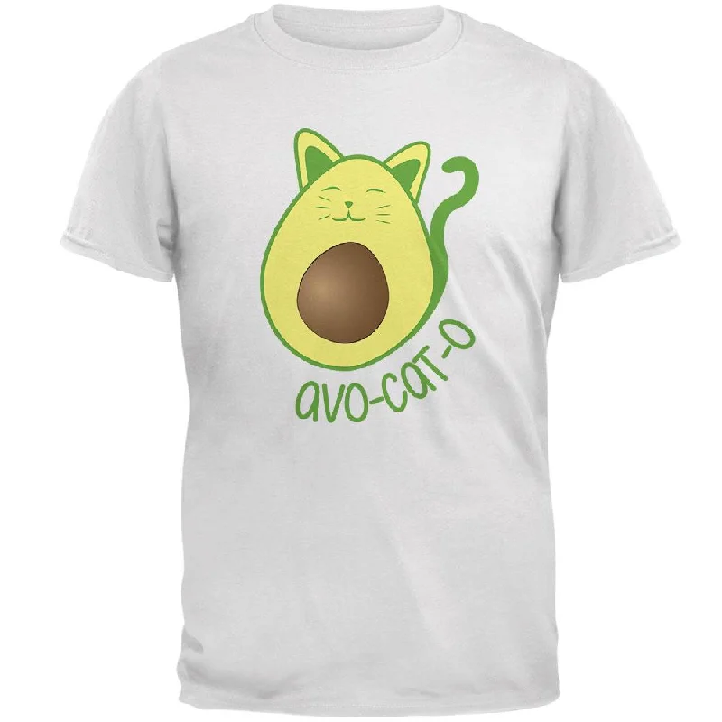 Avocado Cat Avocato Mens T ShirtFringed T-Shirts