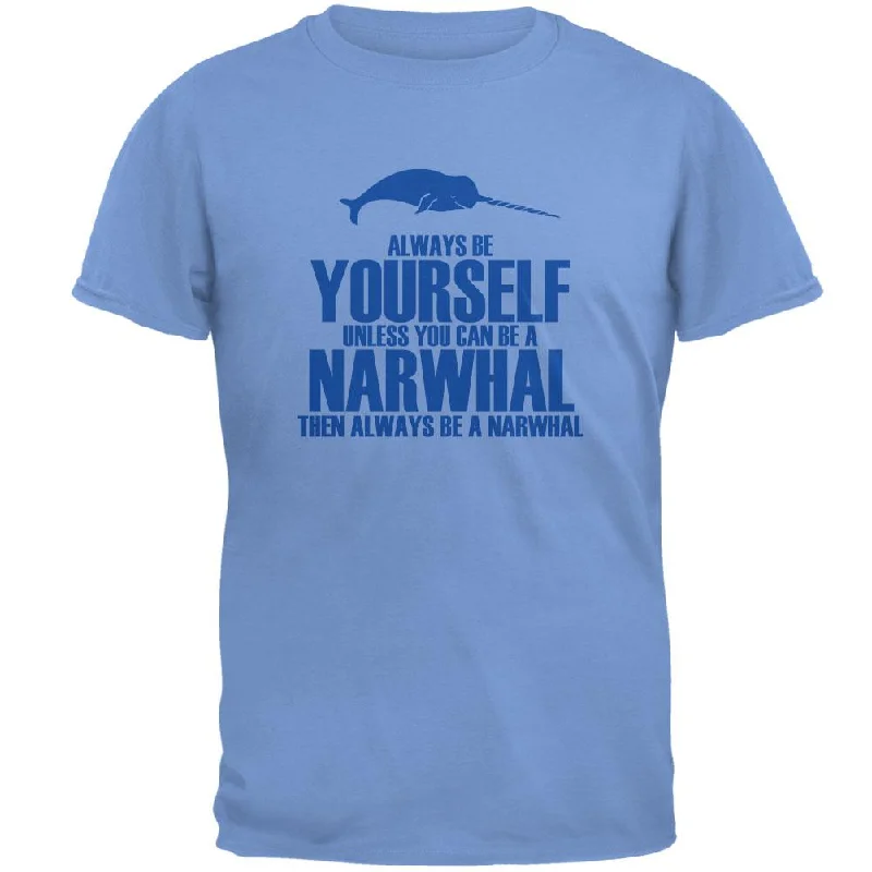 Always Be Yourself Narwhal Mens T ShirtFestival T-Shirts