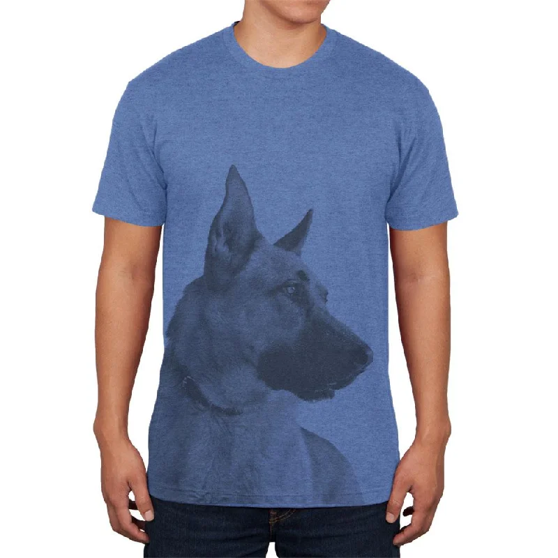 German Shepherd Guard Dog Mens T ShirtPunk T-Shirts