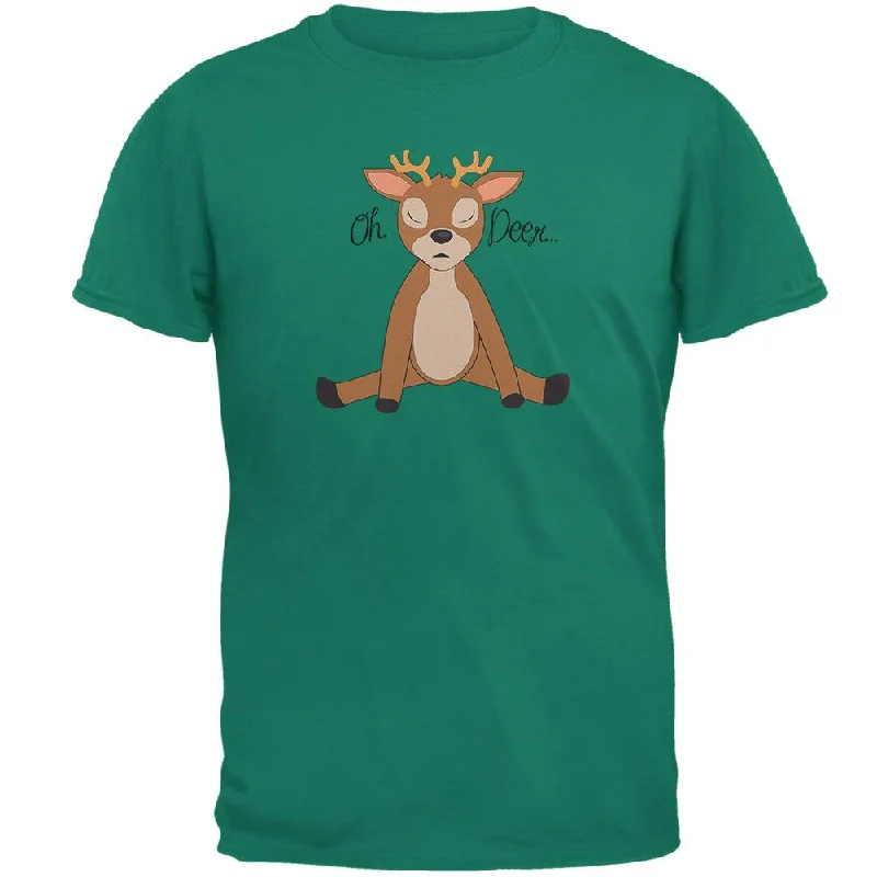 Oh Deer Funny Pun Cute Mens T ShirtLuxury T-Shirts