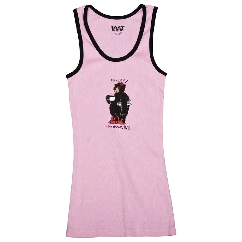 Bear in the Morning Juniors Tank TopOff-Shoulder T-Shirts