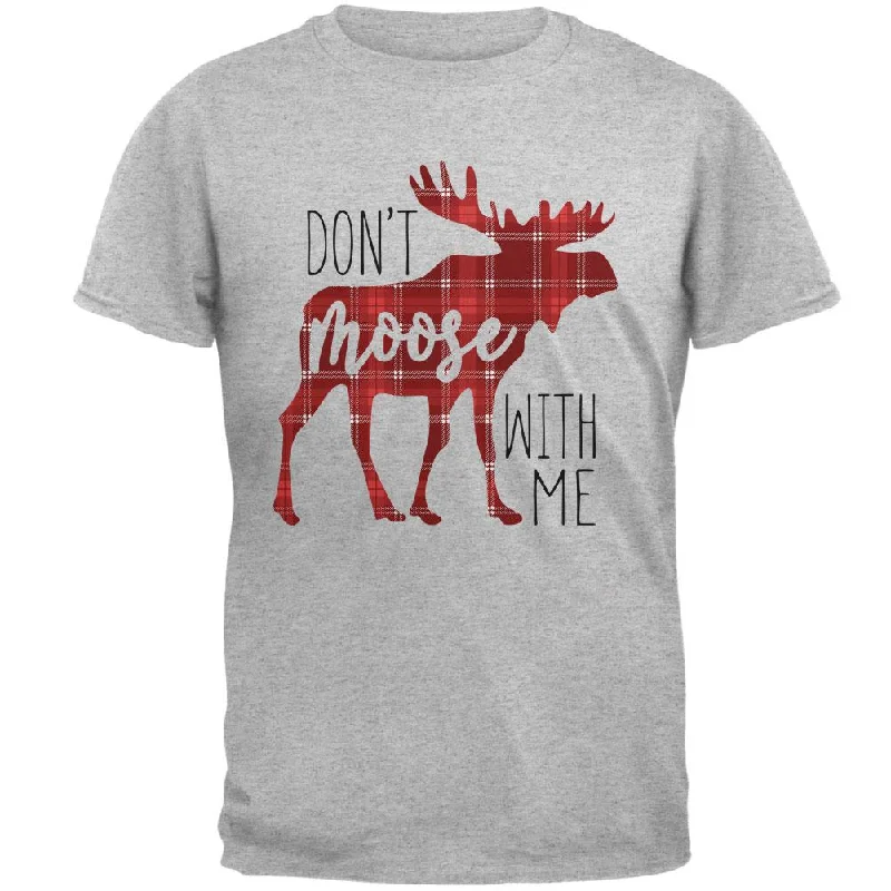 Autumn Don't Moose with Me Mens T ShirtColorblock T-Shirts