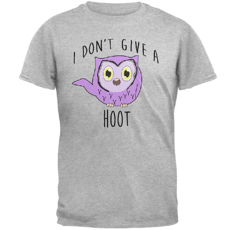 Owl I Don't Give A Hoot Funny Mens T ShirtRunning T-Shirts