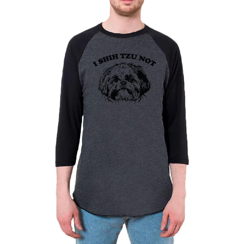 I Shih Tzu Not Mens Raglan T ShirtLinen T-Shirts