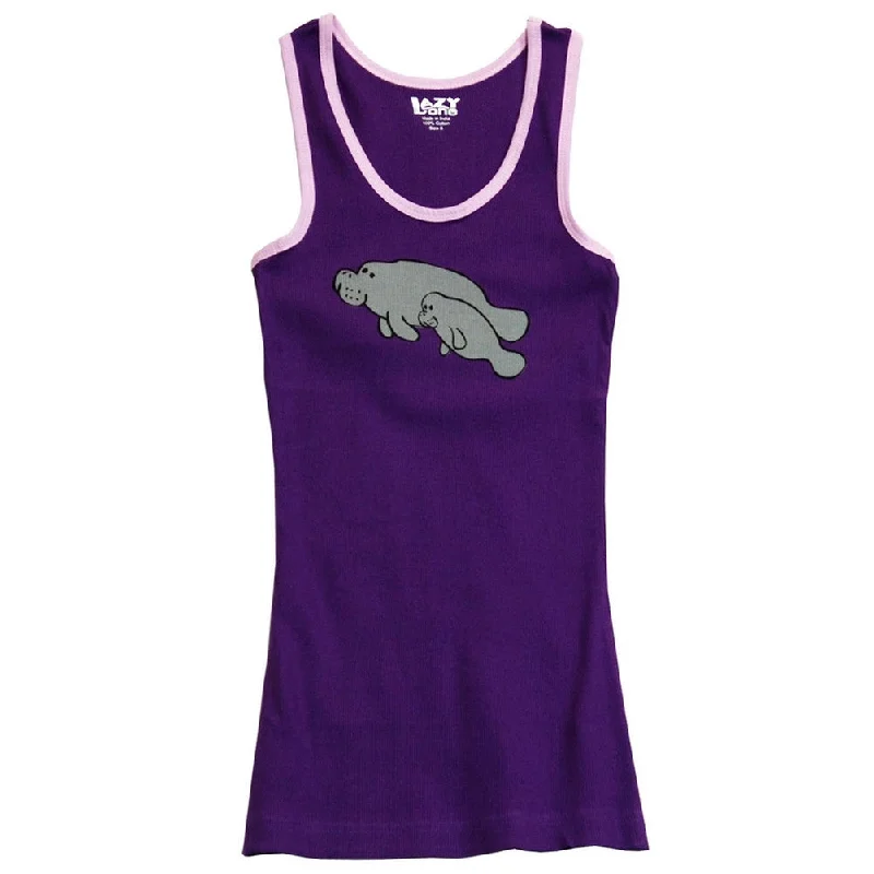 Manatee and Baby Juniors Tank TopLongline T-Shirts