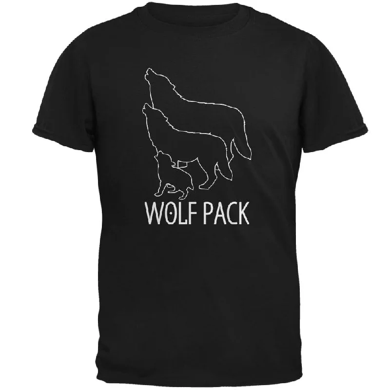 Wolf Pack Family Mens T ShirtRuffled T-Shirts