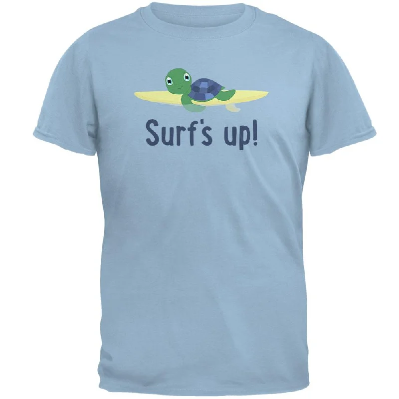 Sea Turtle Surf's Up Summer Cute Mens T ShirtStatement T-Shirts