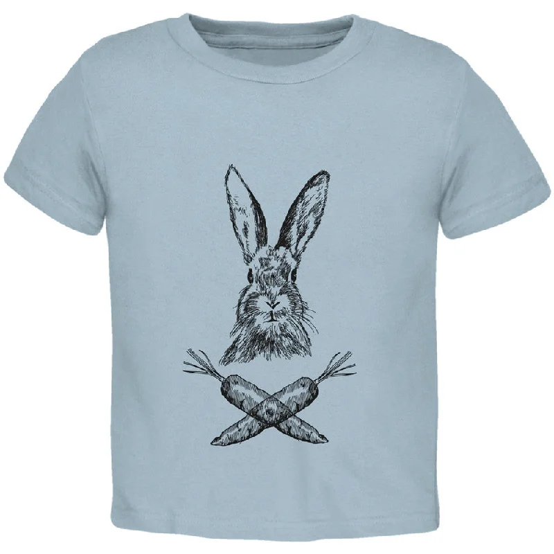 Easter - Jolly Rogers Rabbit Light Blue Toddler T-ShirtOversized T-Shirts