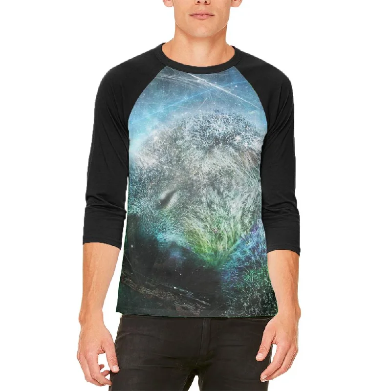 Galaxy Koala is My Spirit Animal Mens Raglan T ShirtStatement T-Shirts