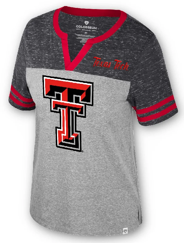 *Arena Texas Tech "Kate" Colorblock WOMEN'S Short Sleeve ShirtSkateboard Short Sleeve Tops