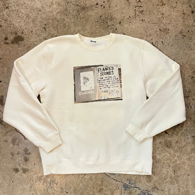 CrewneckdataWork Short Sleeve TopsYokishop - Flawed Stone Ivory Crew