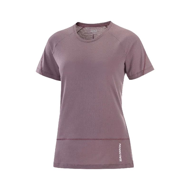 Salomon | Women's Cross Run Short Sleeve T-Shirt - MoonscapeThermal Short Sleeve Tops