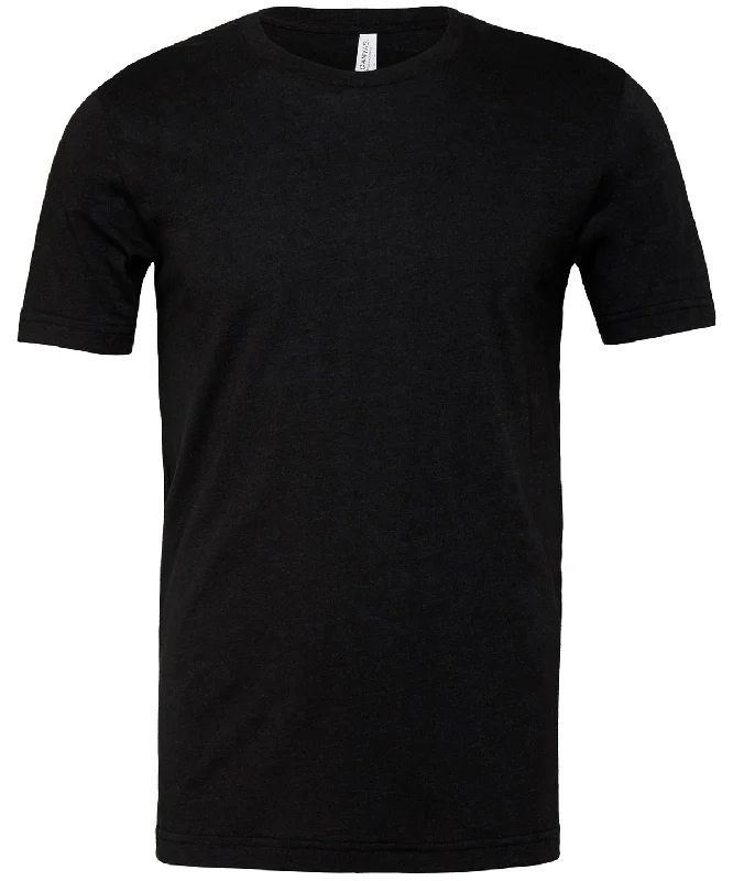 Black Heather - Unisex heather CVC short sleeve t-shirtOrganic Cotton Short Sleeve Tops