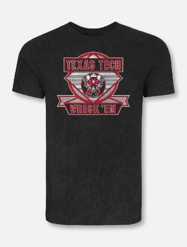 Texas Tech Red Raiders "Kool 90's Team Color" Short Sleeve T-shirtTravel Short Sleeve Tops