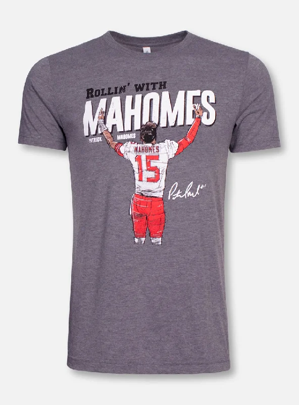 Texas Tech Red Raiders "Rollin' With Mahomes " Short Sleeve T-ShirtFishing Short Sleeve Tops