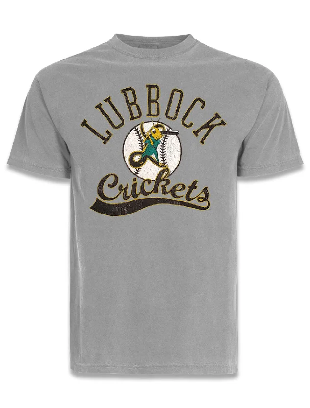 Lubbock Crickets Comfort Colors Short Sleeve T-ShirtBlended Fabric Short Sleeve Tops