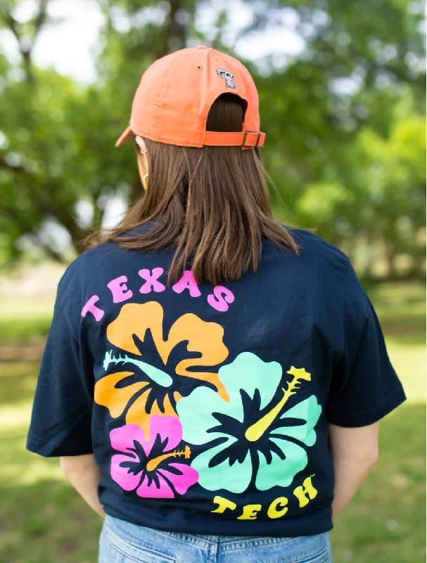 Texas Tech "Hibiscus" Short Sleeve T-ShirtHunting Short Sleeve Tops