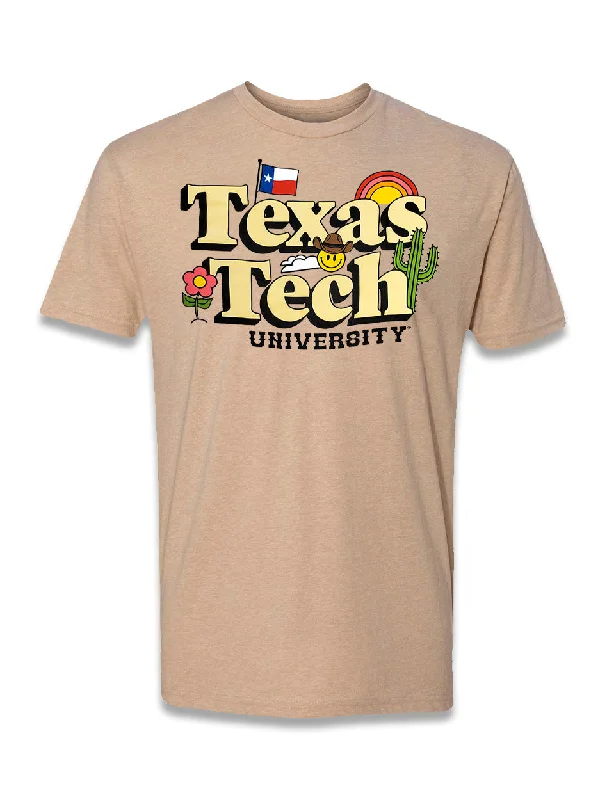 Texas Tech "We like that" Short Sleeve T-shirtColorblock Short Sleeve Tops