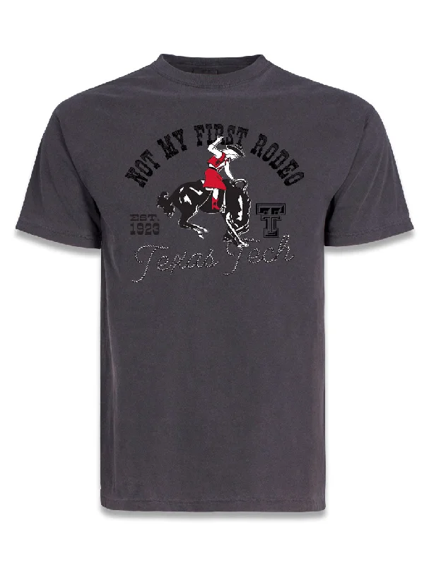 Texas Tech "First Rodeo" Short Sleeve T-shirtFrench Terry Short Sleeve Tops