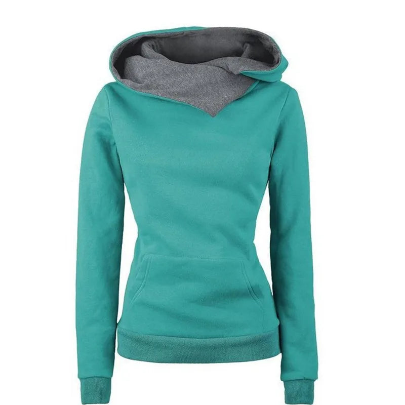 Travel SweatshirtsLIVA GIRL  Loose Hooded Jackets – Women’s