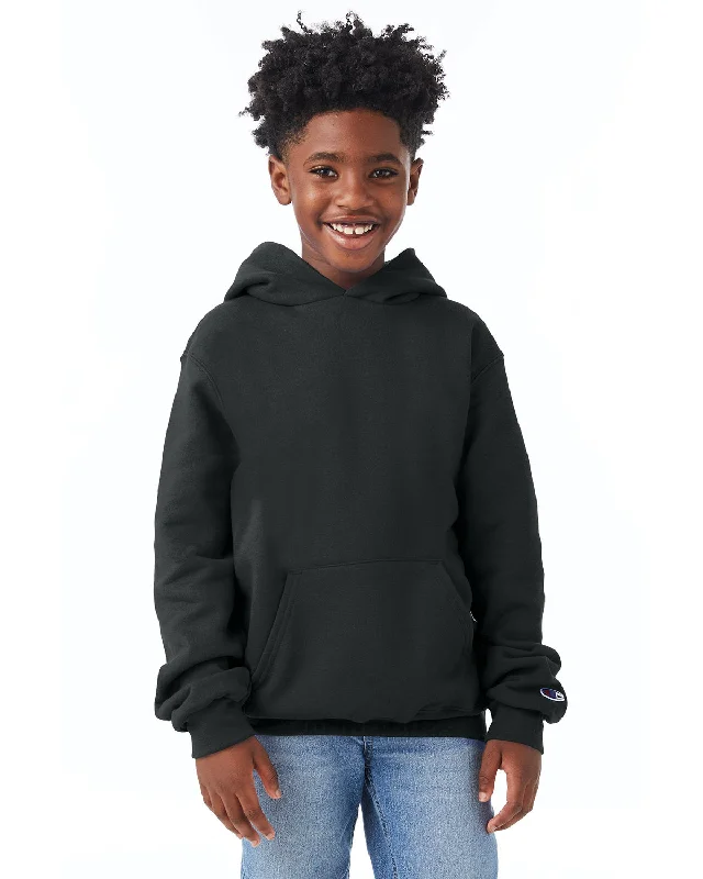 Designer SweatshirtsChampion S790 Youth Double Dry Eco Pullover Hooded Sweatshirt