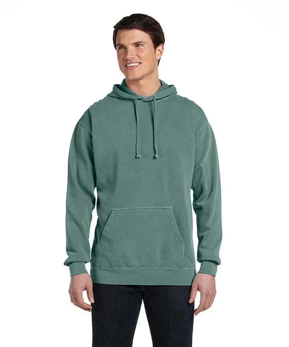 Patchwork Sweatshirts1567 - Comfort Colors Adult Hooded Sweatshirt | Light Green