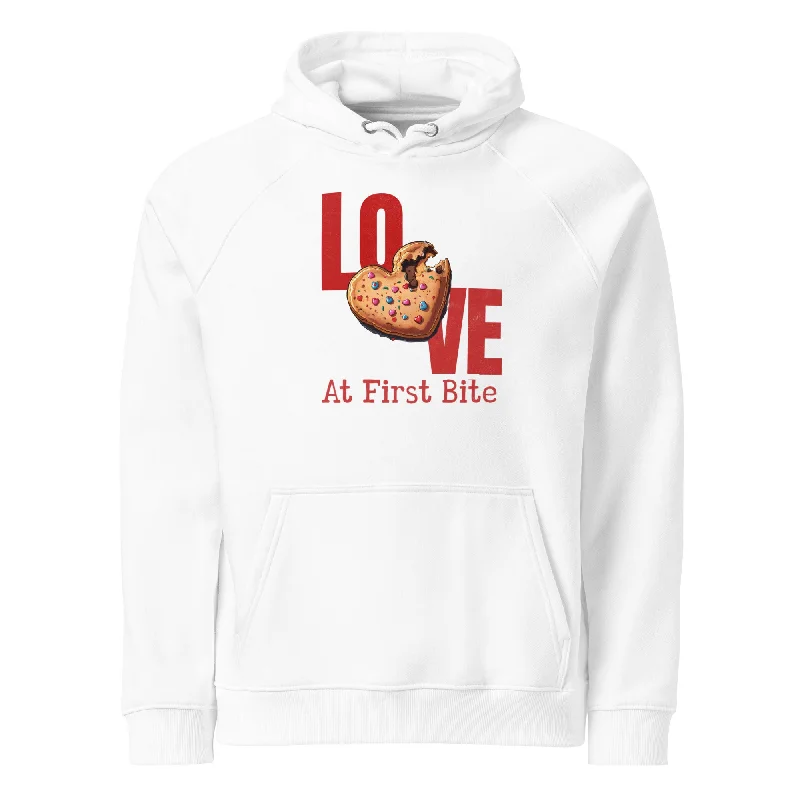 Layered SweatshirtsBite of Love Graphic Raglan Hoodie Graphic