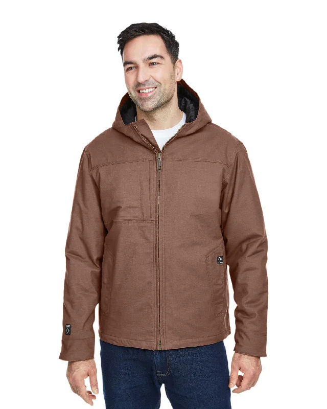 Drawstring HoodiesDri Duck 5060DD Men's Yukon Flex Stretch Canvas Hooded Jacket