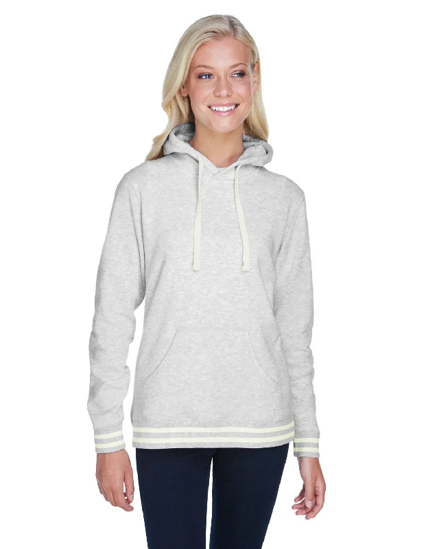 Striped SweatshirtsJ America JA8651 Ladies' Relay Hooded Sweatshirt