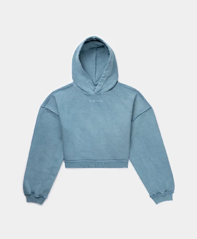 Layered SweatshirtsTeal Blue Hodierna Hoody