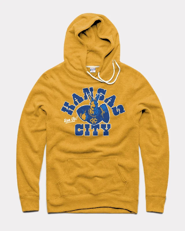 Luxury HoodiesUMKC Kangaroos Gold Hoodie