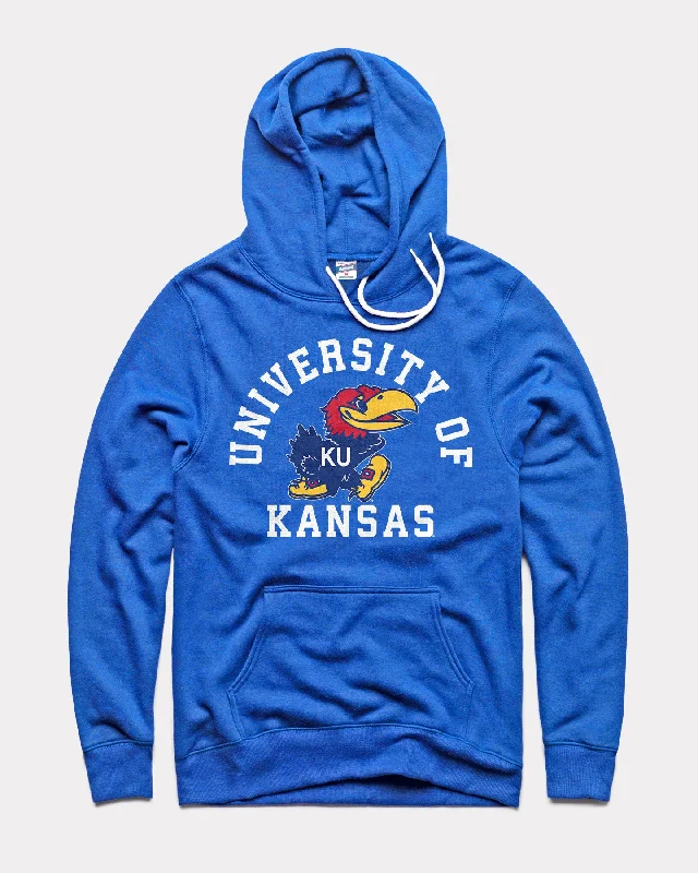 Designer SweatshirtsKansas Jayhawks Number One Royal Hoodie