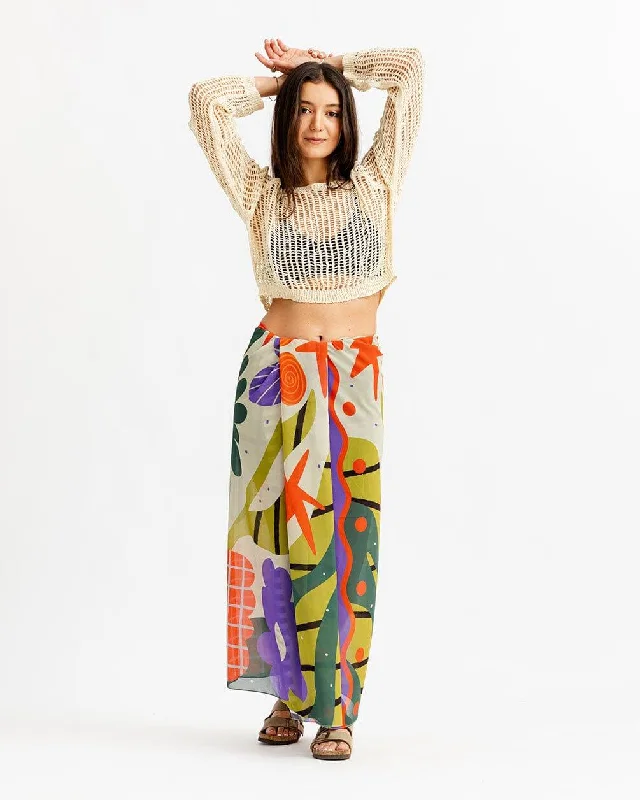 Embroidered SweatshirtsBig Bang Maxi Flowy Wraps