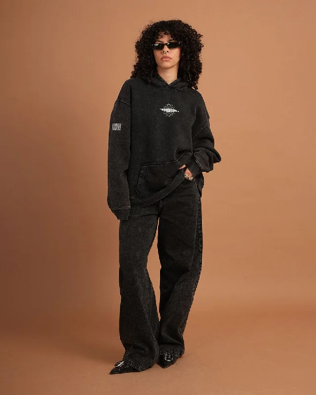 Compression SweatshirtsFemale Black Washed Skater Jeans