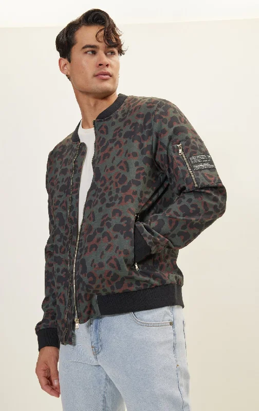 Abstract Bomber - LeopardUrban Jackets