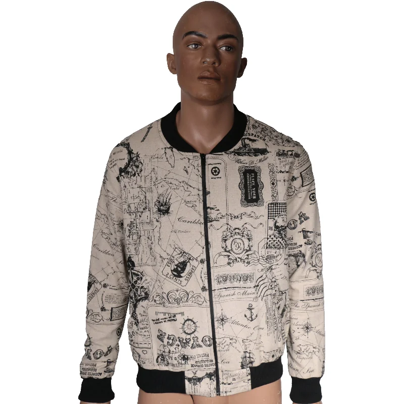 Bomber Jacket with Graphic writingsLuxury Jackets