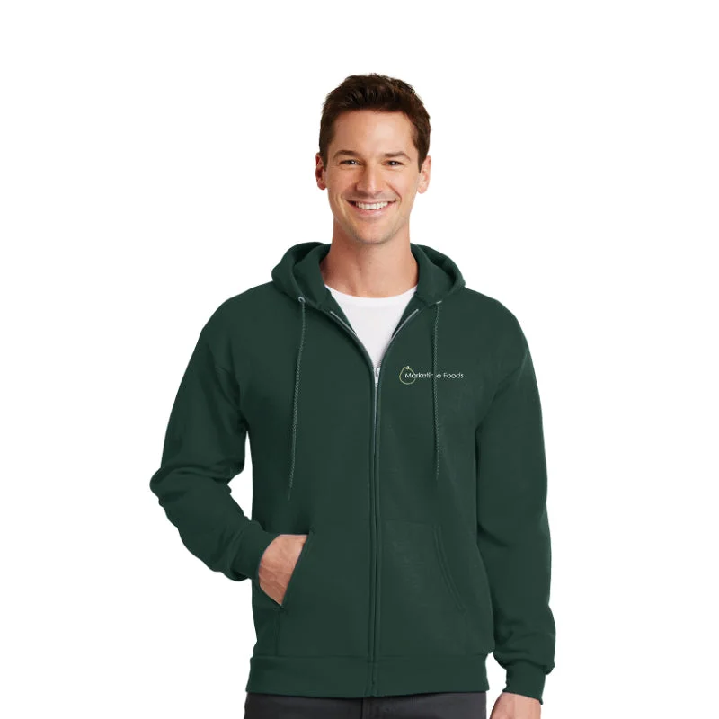 Fleece Full Zip Hoodie XL-4XL - Marketime FoodsSkateboard Jackets