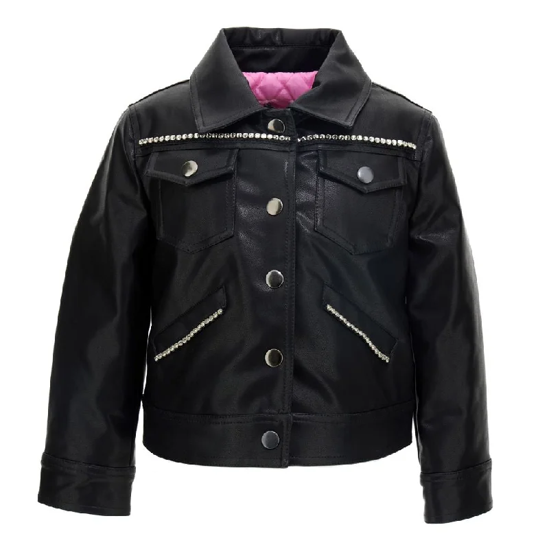 Black Mickey Spray JacketLace-Up Jackets