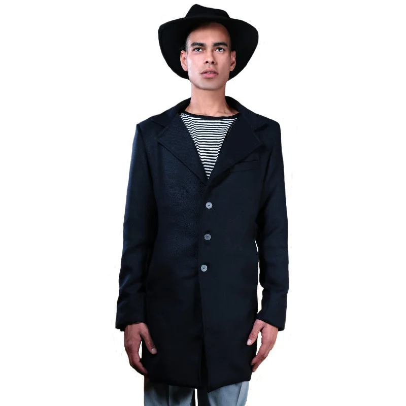 Navy blue slim fit jacketArtist Jackets