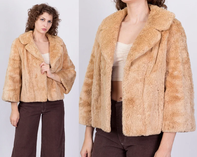 1950s Teddy Bear Jacket - Small to MediumRibbed Cuff Jackets