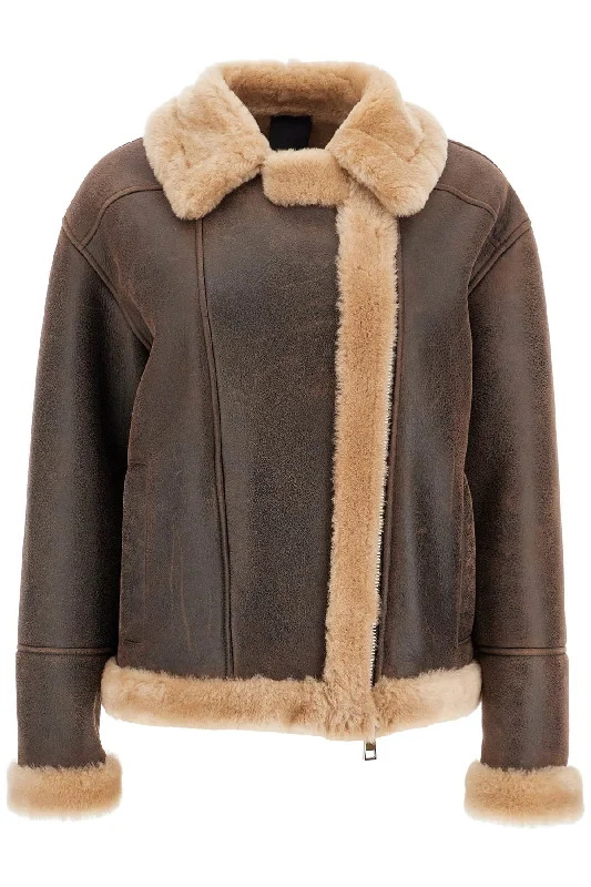 Blancha Women's Shearling JacketRecycled Fabric Jackets