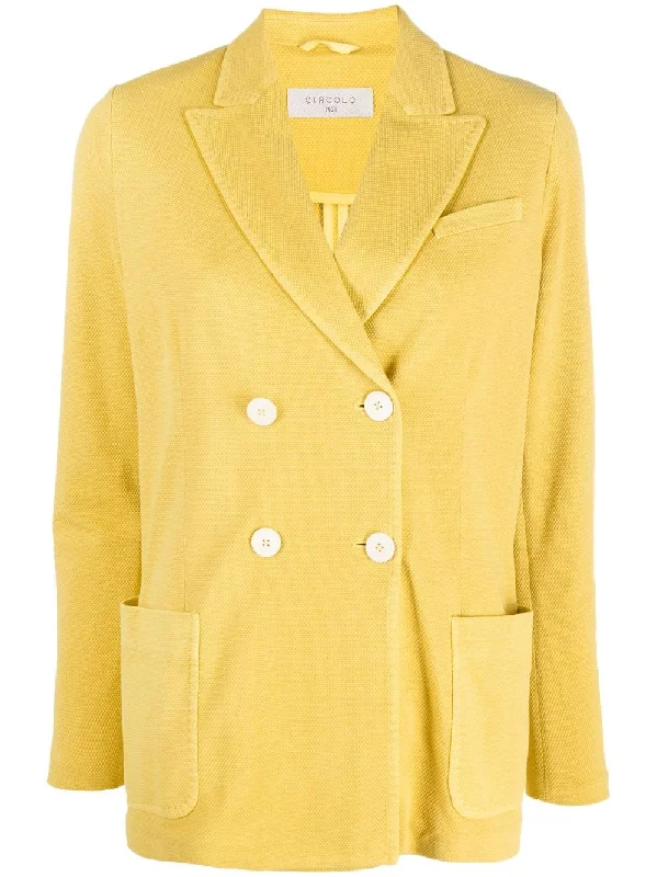 Circolo 1901 Women's Jackets yellowFleece Jackets