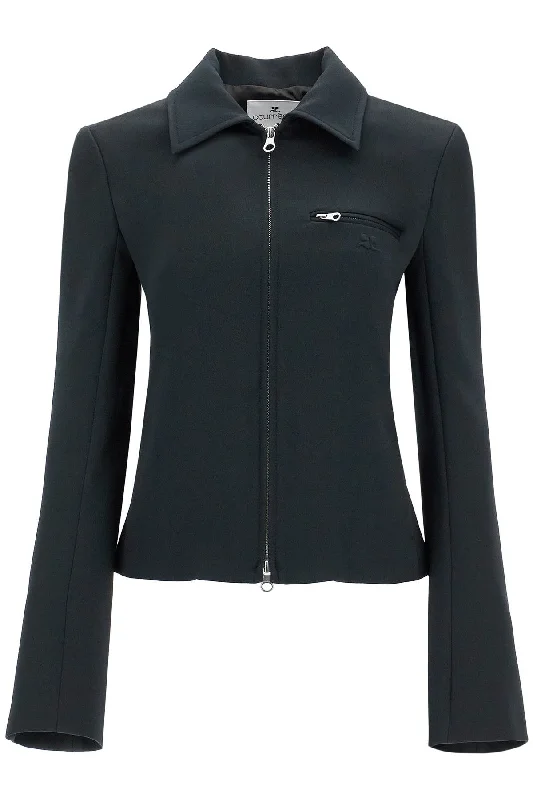 Courreges Women's Technical Twill Jacket For MenDenim Jackets