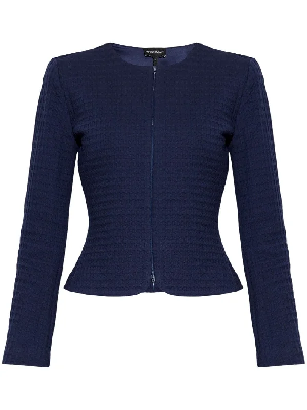 Emporio Armani Women's Jackets blueHemp Jackets