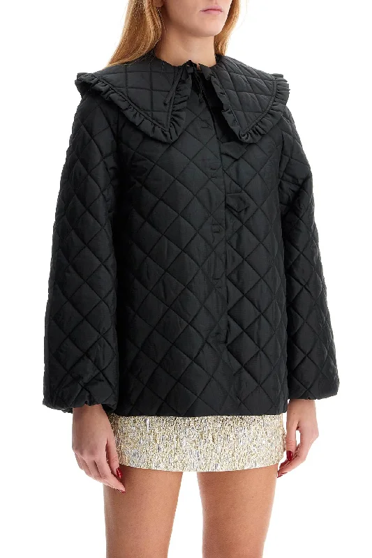 Ganni Quilted Ripstop JacketPunk Jackets